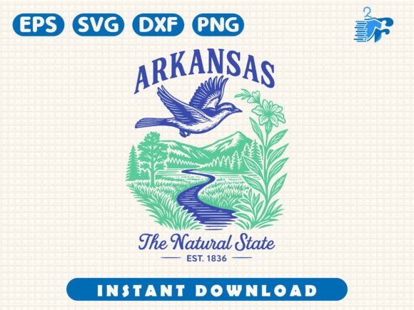 Arkansas the Natural State Graphics