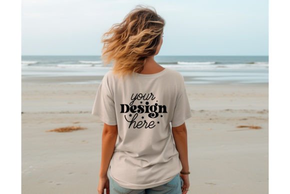 Back Natural Bella Canvas 3001 Mockup144
