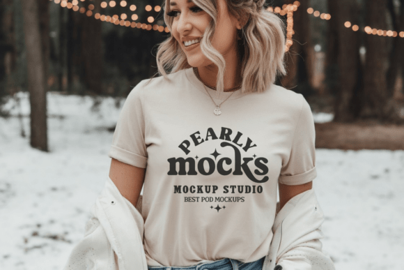 Christmas Gildan 5000 T-Shirt Mockup 21