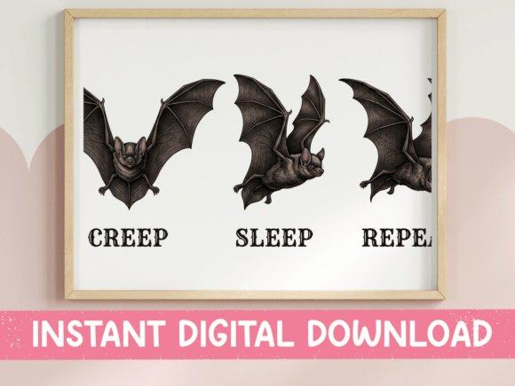 Creep Sleep Repeat SVG: Graphics for T-Shirt Designs