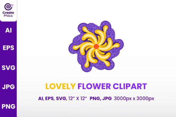 Floral Sublimation Graphics for T-Shirt Designs
