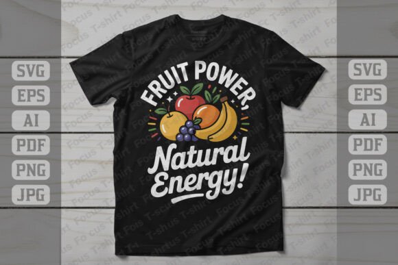 Fruit Power Natural Energy Graphics