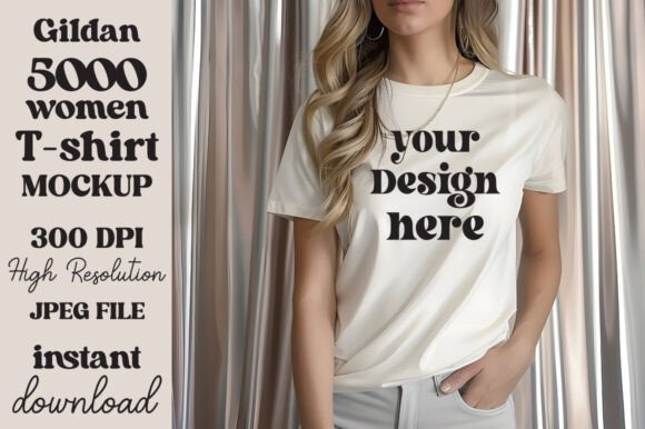 Gildan 5000 Mockup 32: Graphics for Product Mockups