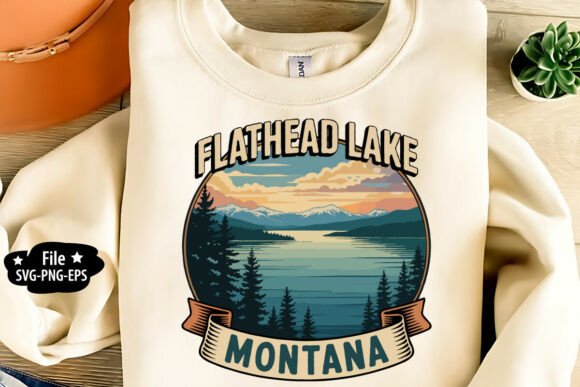 Lakes of the USA Design Graphics