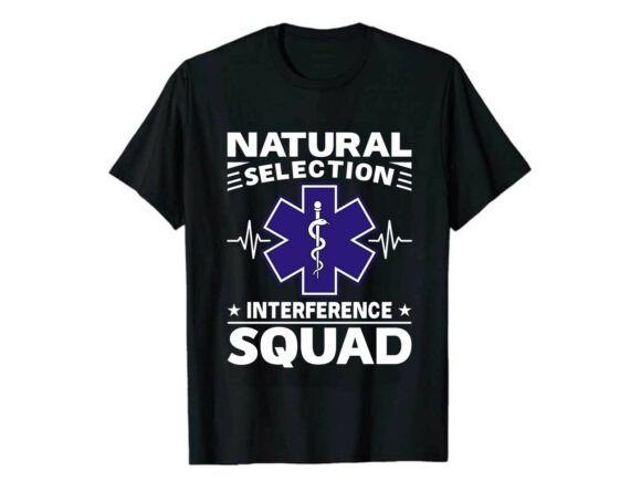 Natural Selection Squad Paramedic TShirt Graphics
