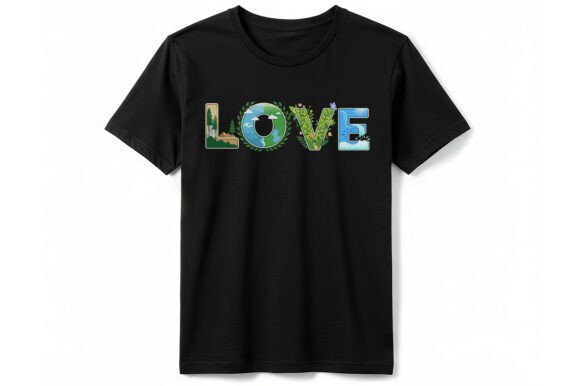 Nature Love Earth Day T-shirt Graphics